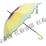 日本荷叶波浪边/公主向日葵自动遮阳伞/晴雨伞 防紫外线伞/长柄伞