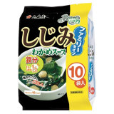 日本原装进口 大森屋味增汤しじみ日式酱汤 海带速食汤 10袋入