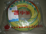 杭州中策电线电缆BVR16平方国标铜芯电线多股双色接地线100米软线