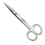 包邮不锈钢医用剪 宠物器械 手术剪 不锈钢 实验用剪刀 直尖 弯尖