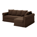 IKEA宜家代购 家居家具 默达转角沙发床 布勒丁褐色布艺沙发 w126