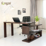 Fengze 简约实木电脑桌现代转角书桌台式笔记本写字台 FZ-ES703P