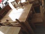 实木柏木餐桌桌子椅多功能餐台小户型客厅现代简约组合伸缩餐桌椅