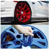 汽车轮毂喷膜可撕轮胎喷膜喷漆手撕喷胶车身中网改装改色保护膜