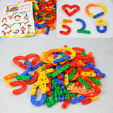 特价幼儿园塑料拼搭积木儿童拼插益智桌面玩具2岁3岁4岁5岁6岁7岁
