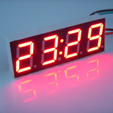 0.56 车载改装LED电子时钟 汽车数显时间表 数字时钟表夜光秒表