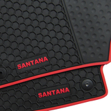 大众新款桑塔纳专用脚垫橡胶防水滑老款2000/3000志俊汽车脚垫