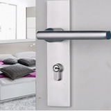 德国KLC现代简约门锁太空铝室内卧室房门锁实木门执手锁具把手
