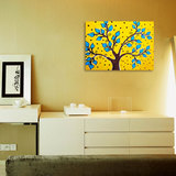 现代简约客厅装饰画卧室挂画餐厅壁画发财树单幅无框画幸福树墙画
