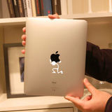 乐乐贴苹果iPad Air2配件外壳小贴纸Apple iPad mini4创意局部贴