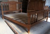 家具实木欧式田园美式乡村现代简约1.5米双人床儿童床白橡定制