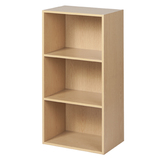 好事达小型储物柜整理置物柜 开放式三格空柜收纳柜书柜板式家具