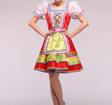 俄罗斯民族舞蹈服装迪斯尼公主服宫廷女仆服装外国民族装表演服