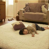 【天天特价】加厚可机洗柔软绒毛客厅卧室茶几地毯 床边毯可定制
