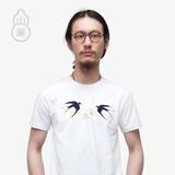 「山藥」原创独立设计品牌中式传统复古燕子T恤男女同款全棉