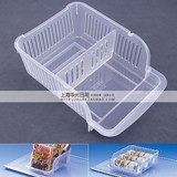 日本进口inomata自由分隔收纳盒 可叠加式冰箱收纳筐 塑料整理盒