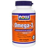 ［拼团］Now Foods, Omega-3不含胆固醇深海鱼油200粒DHA EPA300