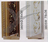 凤之舞手绘油画画框CK12 欧式雕花金铜色/白色画框线条相框镜框