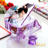 天空之城宫崎骏音乐盒 紫水晶钢琴八音盒 创意情人礼物结婚纪念品