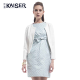 Kaiser/凯撒专柜同款 复古女装风薄呢西服修身短款西装长袖外套