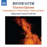 HINDEMITH,PQuartet for Clarinet and Piano Trio【单簧管CD】