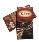 欧洲进口 俄罗斯DOVE德芙巧克力75%可可含量  黑巧克力