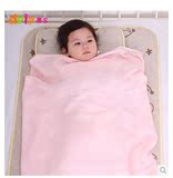 新生儿宝宝竹纤维空调被 婴儿童大号薄毛毯床单120*100 夏季包邮