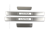 专用于2013-16款LIVINA 骊威迎宾踏板带LED灯门槛条白光改装