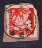 新中国普通 邮票 普8甲剪片 集邮品收藏