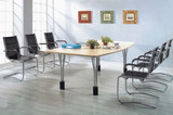油漆玻璃折叠桌子实木椅子会议桌圆桌办公家具复古餐桌电脑桌子