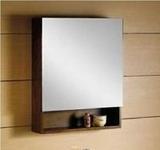 实木免漆多层板浴室柜 吊柜 卫生间镜柜组合柜镜橡木卫浴镜挂柜