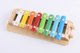 韩国八音木手敲琴儿童玩具奥尔夫乐器10-11个月宝宝益智玩具1-3岁