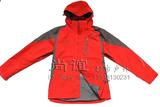 12年秋冬新款 正品法国圣弗莱户外男式 薄款单层冲锋衣D7111红色