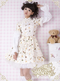 【L&P】洛丽塔公主洋装品牌 天使宠爱 可爱荷叶边纯棉蓬蓬连衣裙
