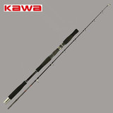 特价KAWA1.8米一本半铁板竿一节半直柄枪柄富士轮座路亚竿船竿