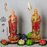 树脂 玻璃钢 鎏金 彩绘 娑婆三圣 地藏王菩萨像 地藏菩萨 像 佛像