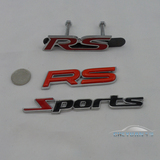 现代瑞纳 朗动RS中网标 RS尾标RS车标 运动款sports 汽车改装贴标