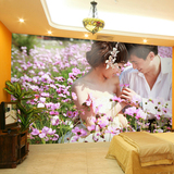 婚纱照片DIY相片定做 照片墙 背胶墙贴卧室床头定制大型壁画墙纸