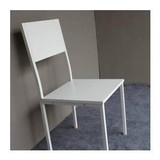 2013新款/现货时尚钢木结构/白色餐椅/黑色椅子
