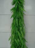 仿真柳叶*人造仿真塑料装饰绿色植物墙上装饰品批发