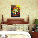 最美画坊 静物花卉 现代装饰画欧式风格无框画客厅卧室壁画单幅画