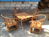 特价人气热卖 仿古明清实木中式家具 矮圈椅正方形茶几榆木茶桌