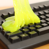 水晶版彩色键盘清洁泥魔力除尘去污电脑清洁用品万能橡皮粘胶包邮