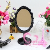 韩国进口 镜子美妆镜 安娜苏品牌 360°旋转公主镜 梳妆镜 化妆镜