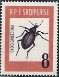 阿尔巴尼亚 1963 动物 昆虫 大步甲虫(高值有方联 特价)$7
