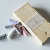 ［木槿生活］高端缝纫线盒 针线盒套装 日系风格针线盒木
