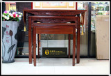 【台湾珍宝馆】纯实木红檀供桌·中式神桌·雕花奉神案几·套桌