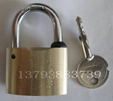 35mm十字钥匙铜锁防水防锈电表箱锁铜芯通开挂锁