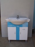 pvc浴室柜组合洗手台盆柜组合卫生间洗脸盆柜防水落地柜0.7米0.8