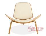 斯美外贸家具 Shell Chair 飞机椅 三角贝壳椅 沙发椅 时尚弯木椅